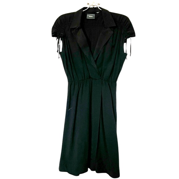 Maeve Black Carlotta Ruched Shirt Dress Size XS - Picture 2 of 11
